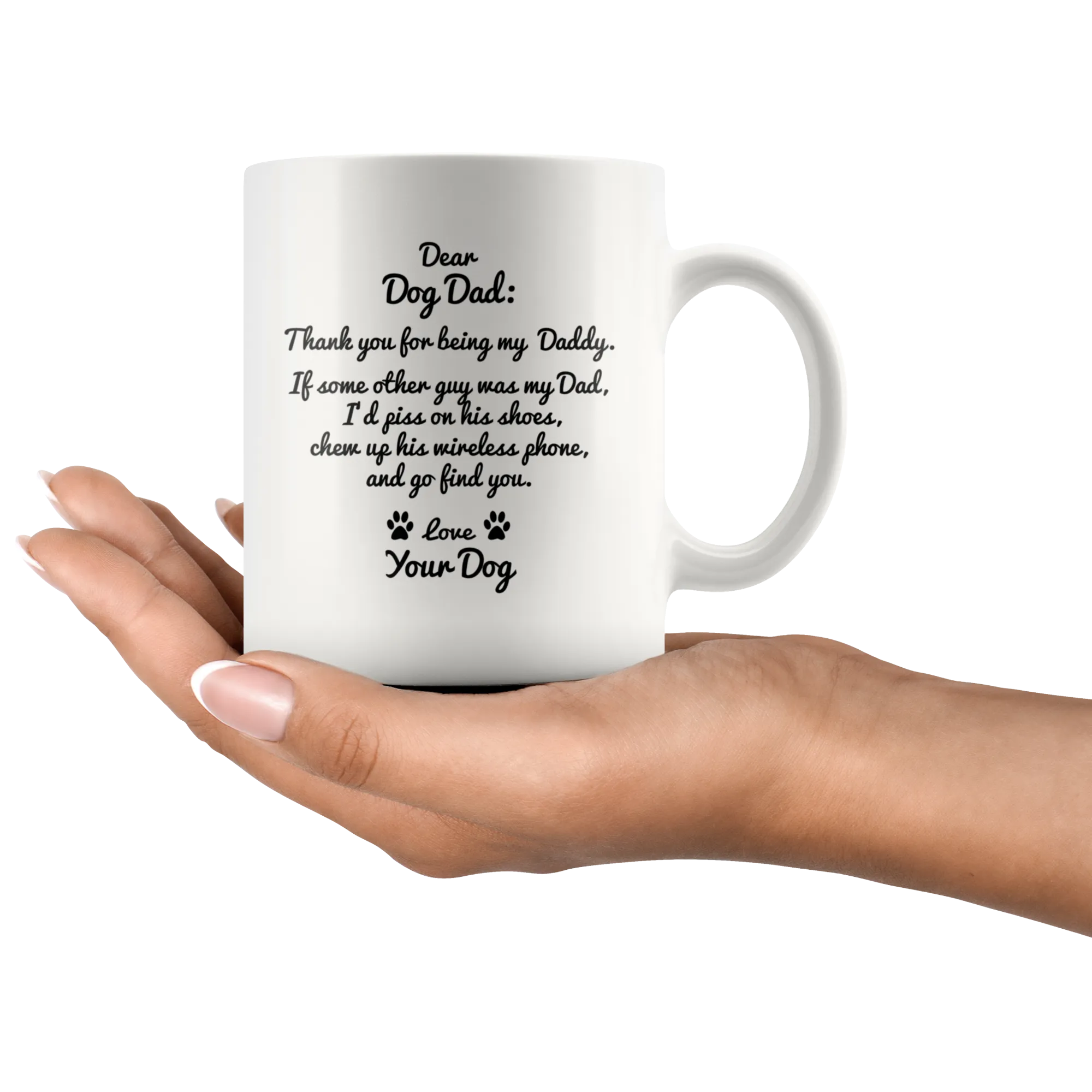 Dear Dog Dad Coffee Mug