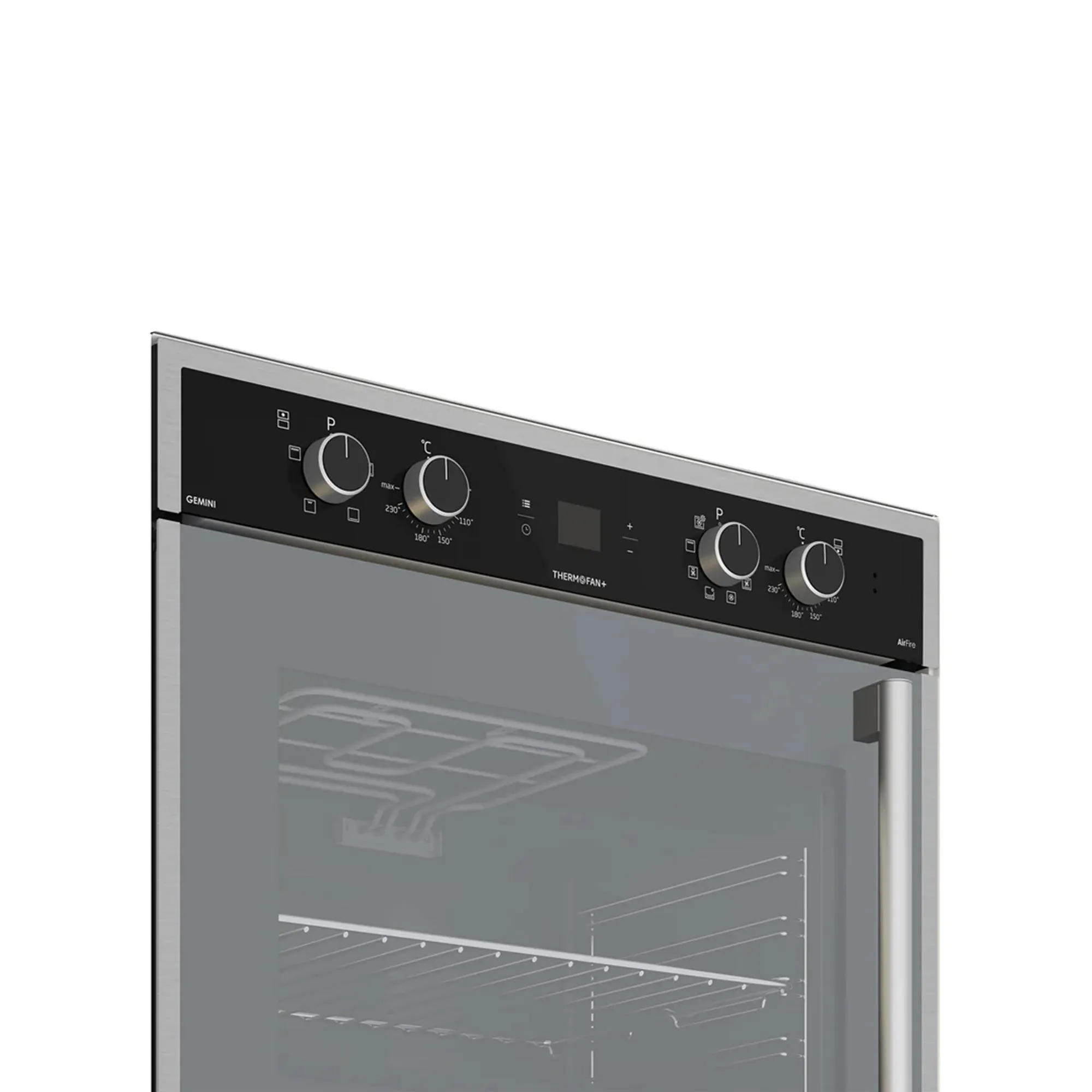 Defy Gemini Gourmet Multifunction Double Oven Black