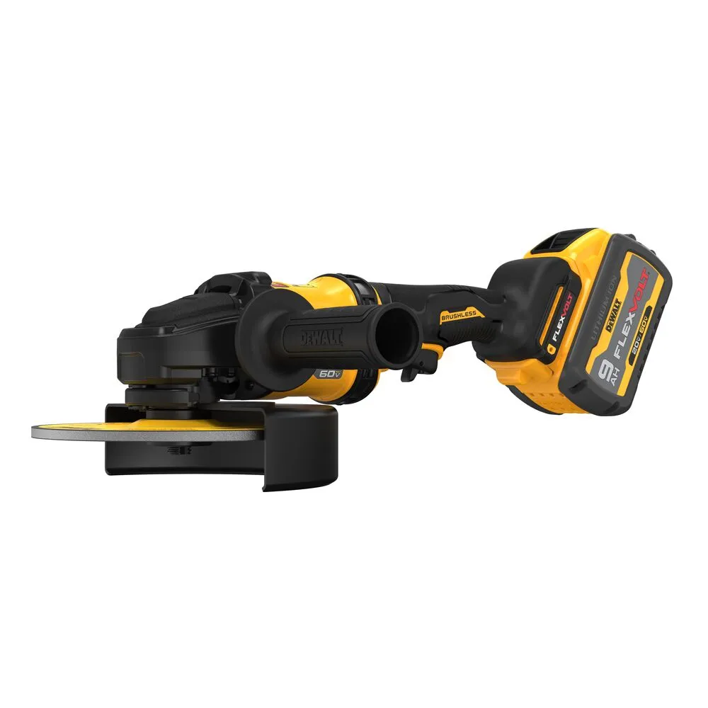 DeWALT DCG440X2 60V FLEXVOLT 7" Cordless Angle Grinder w/ Kickback Break Kit