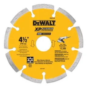 DeWalt® Diamond Saw Blade, Masonry, 4-1/2 in. Dia., DW4740