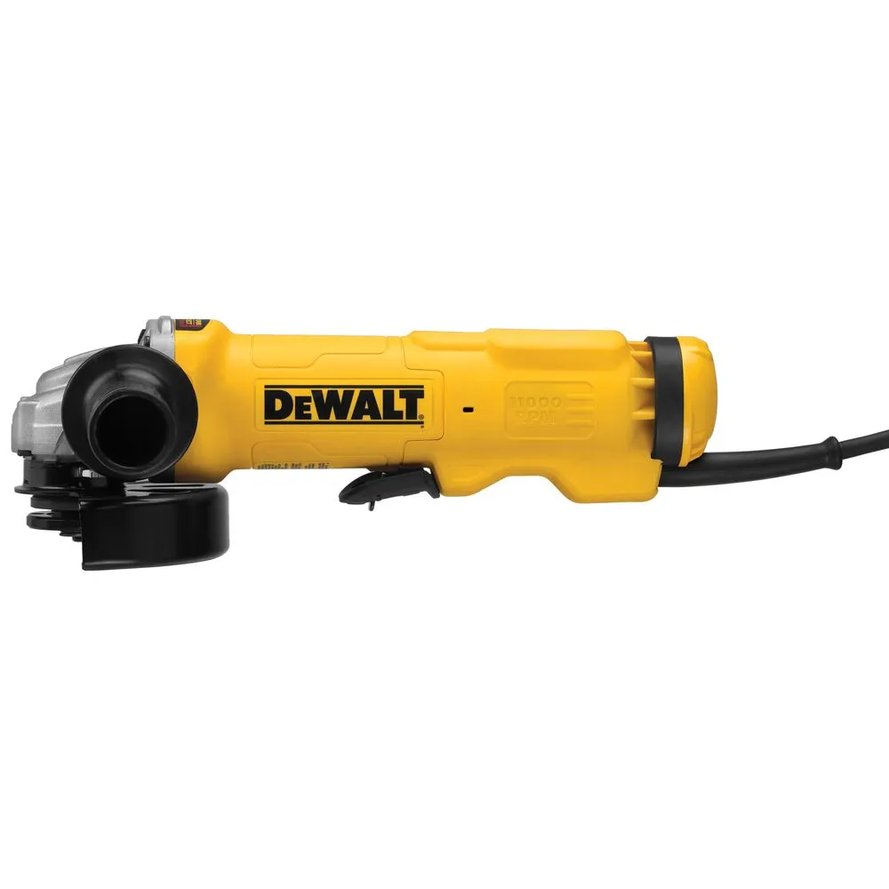 DeWALT DWE43114N 4-1/2" - 5" 13 Amp Corded Angle Grinder w/ No Lock Padde Switch