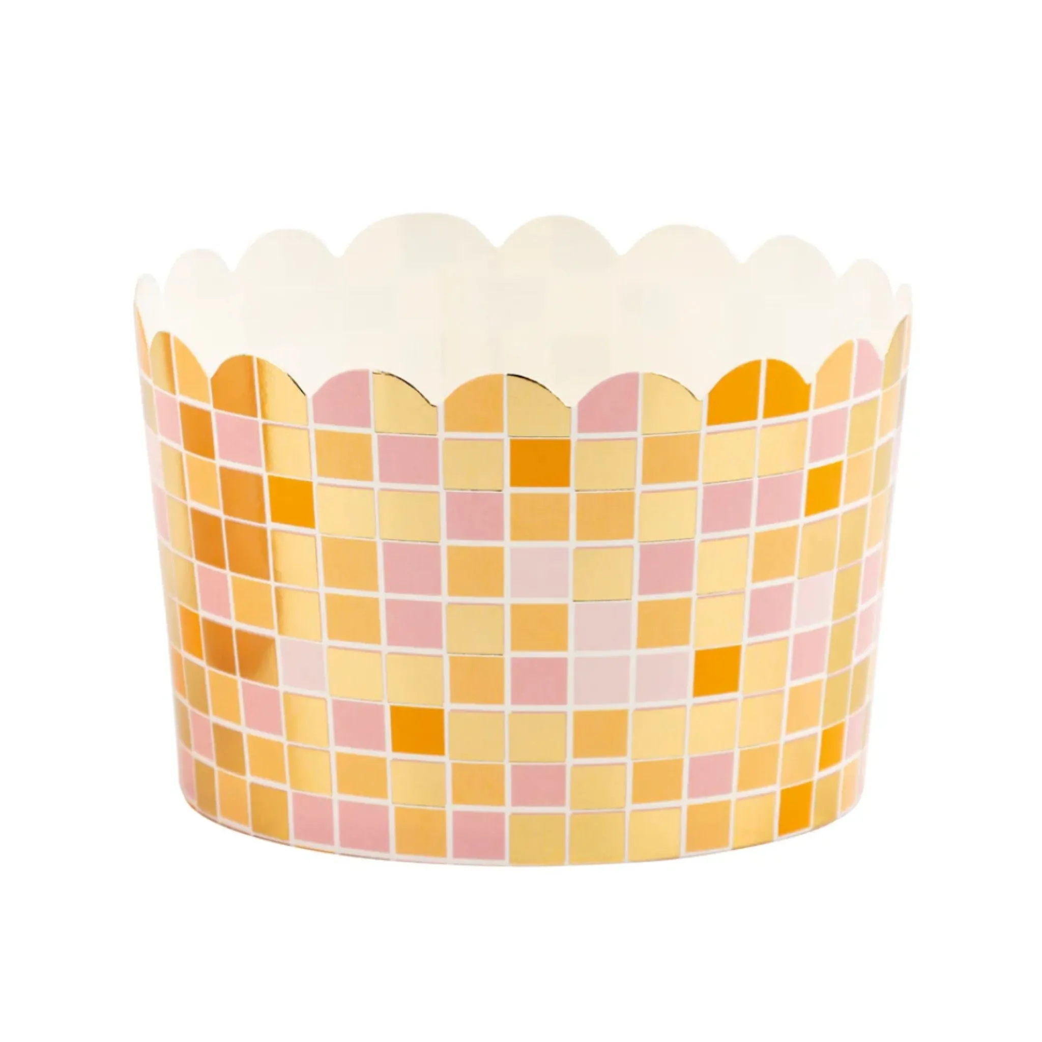 Disco Pumpkin Paper Baking Cups | Package 40 | 8 Ounce