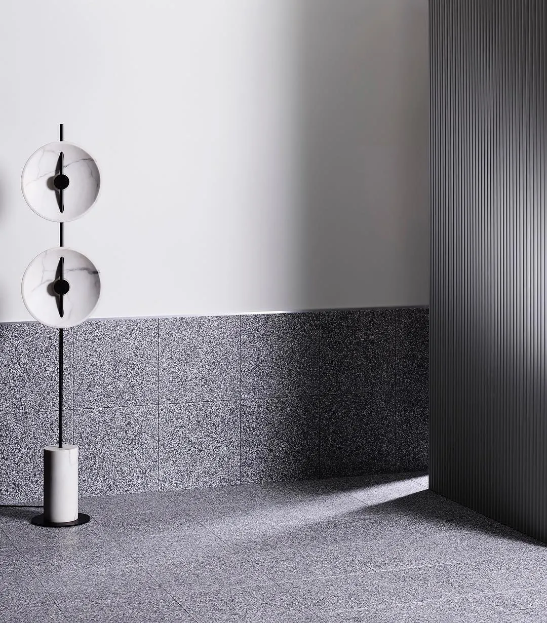 Double Moon Floor Lamp