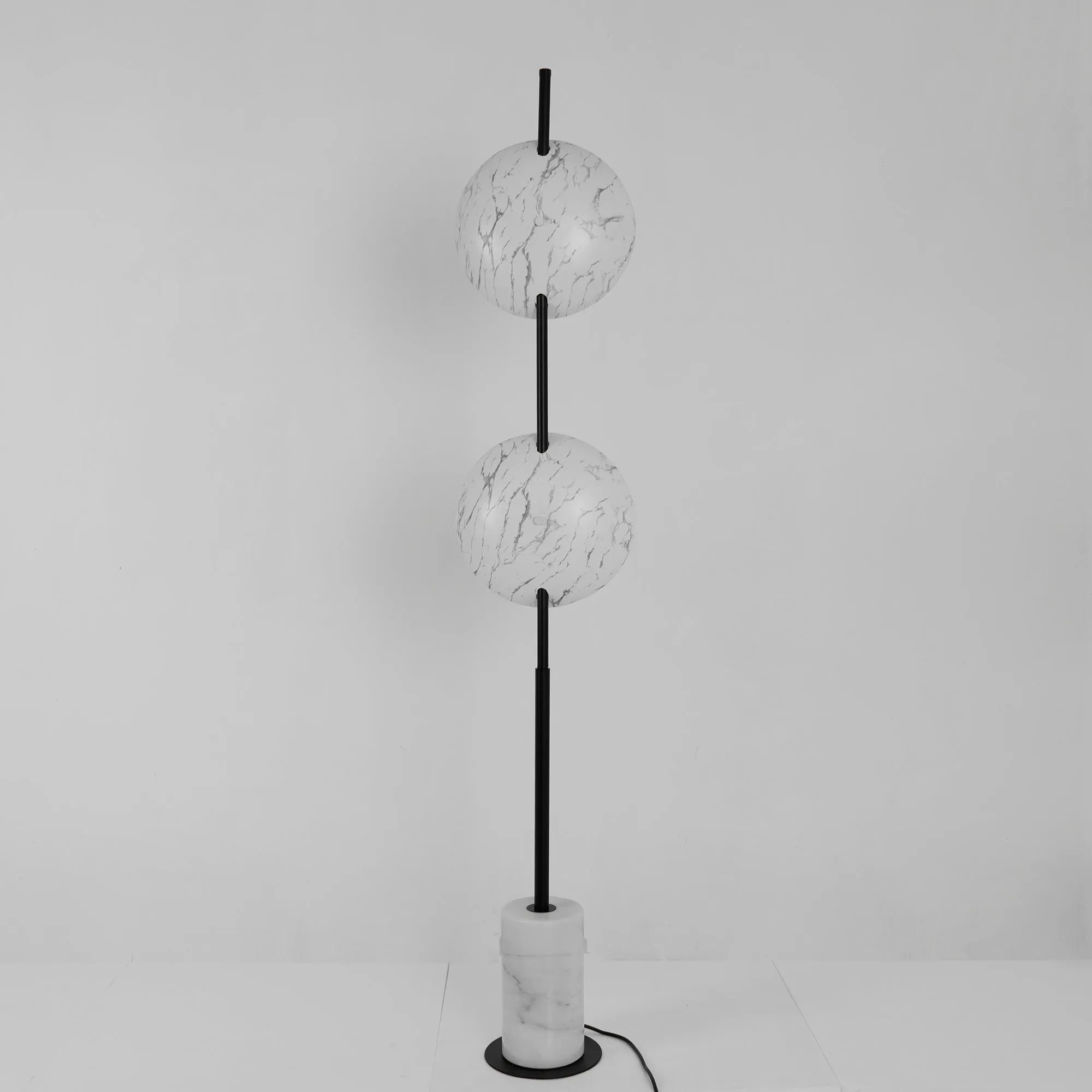 Double Moon Floor Lamp