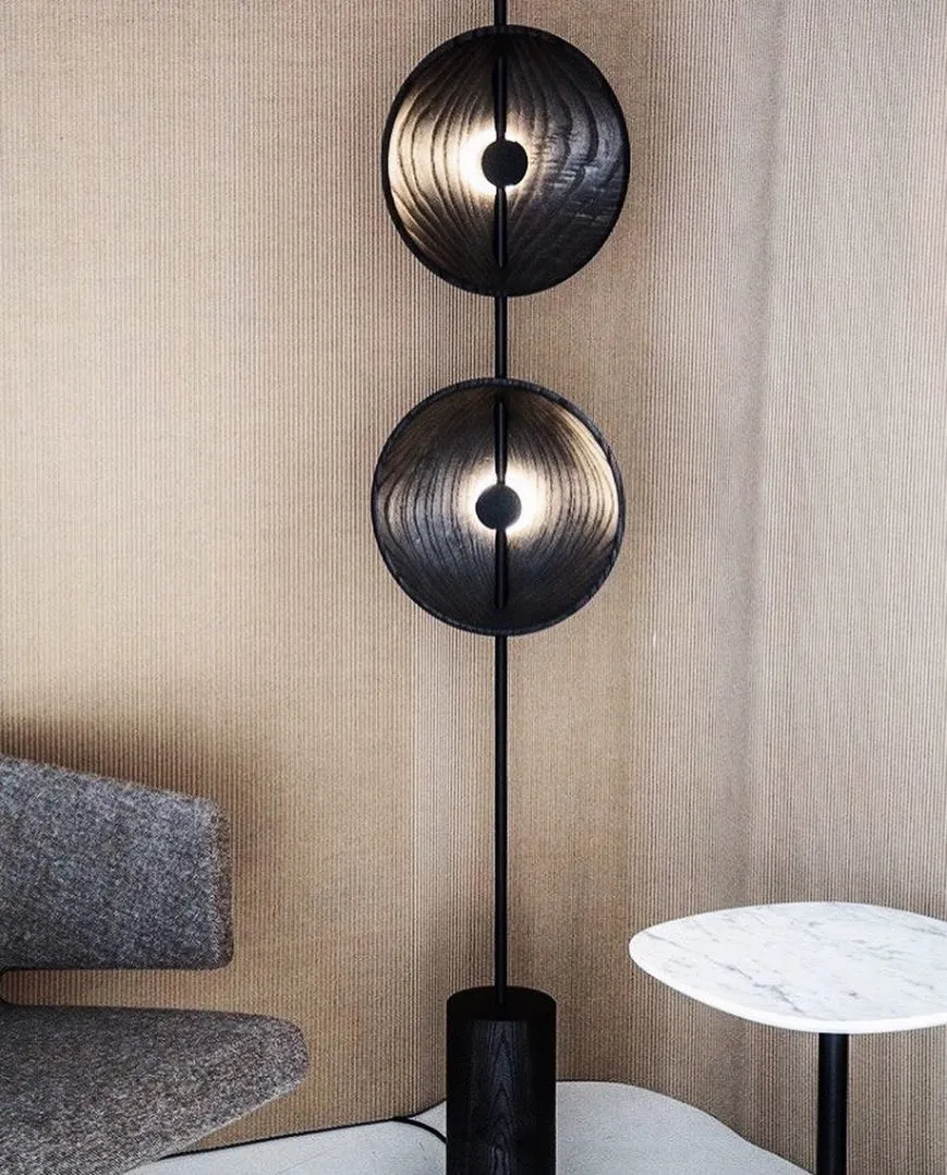 Double Moon Floor Lamp