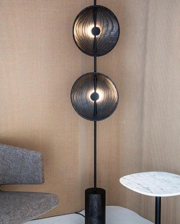 Double Moon Floor Lamp