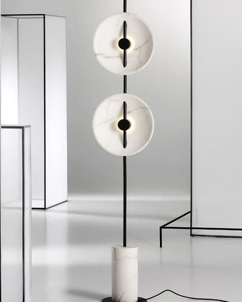 Double Moon Floor Lamp