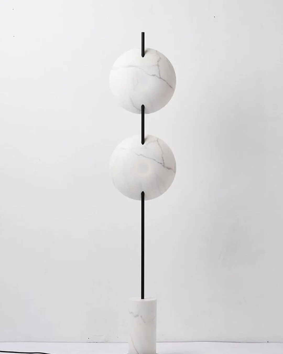 Double Moon Floor Lamp