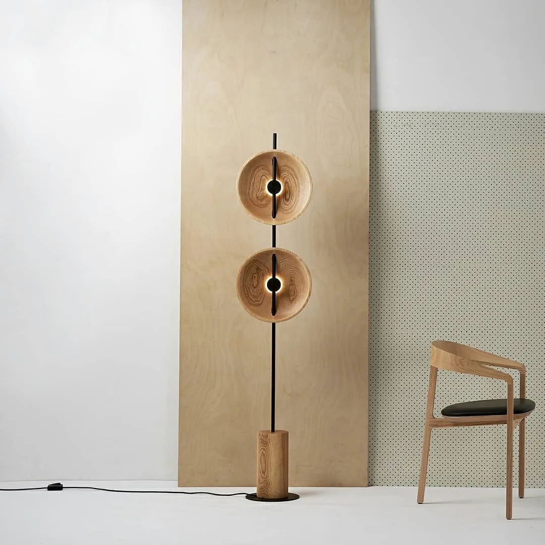 Double Moon Floor Lamp