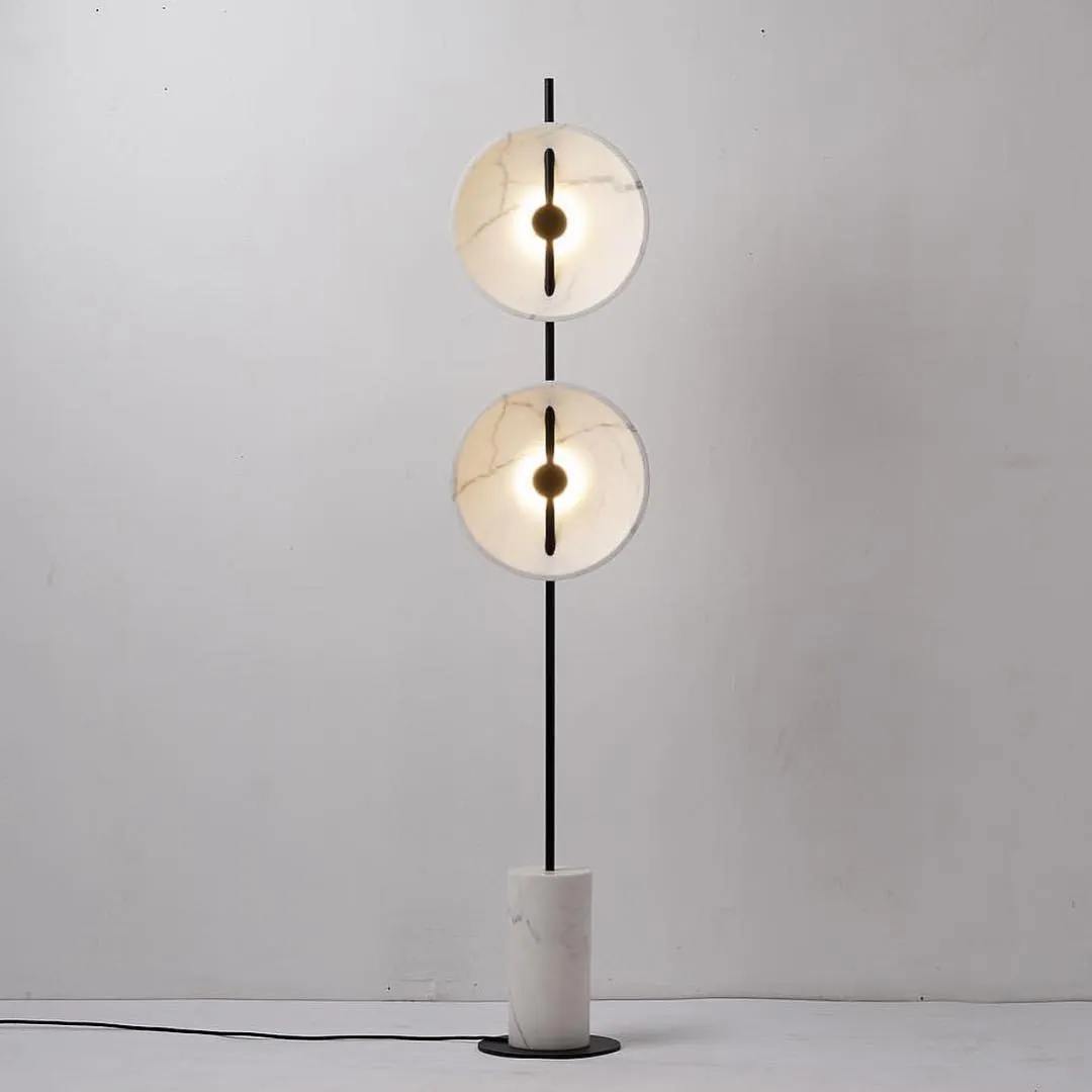 Double Moon Floor Lamp