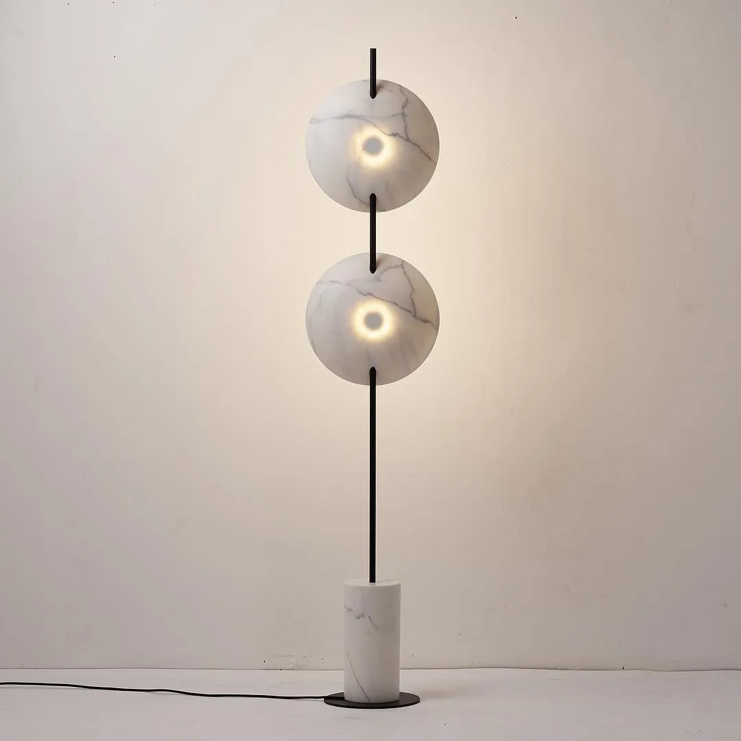 Double Moon Floor Lamp