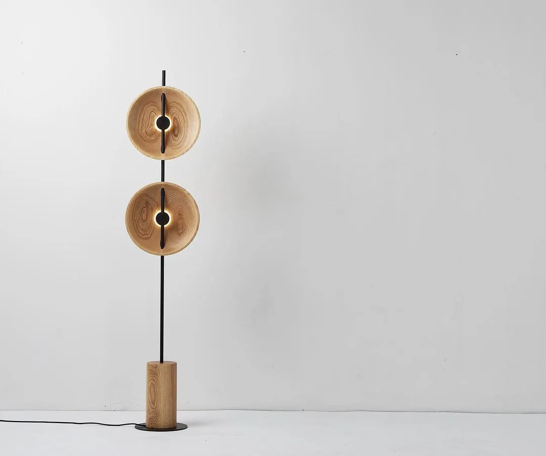 Double Moon Floor Lamp