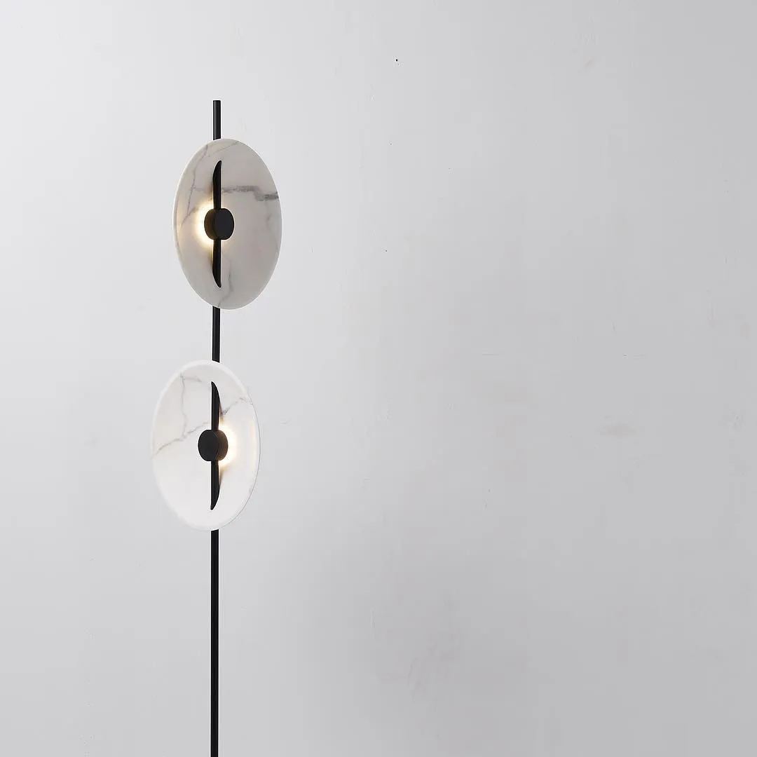 Double Moon Floor Lamp