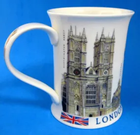 Dunoon Mug London Skyline Tower Of London Big Ben Tall English Bone China