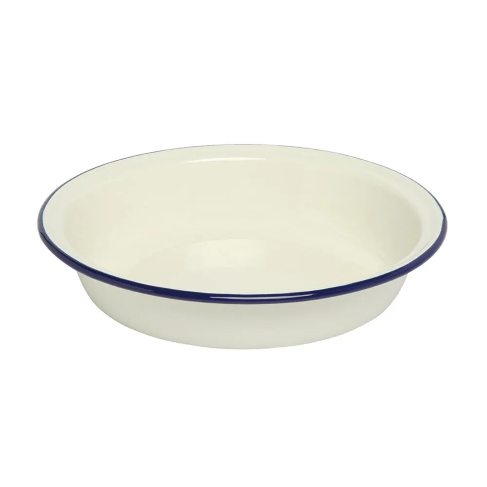 Enamel Round Pie Dish 19.5cm