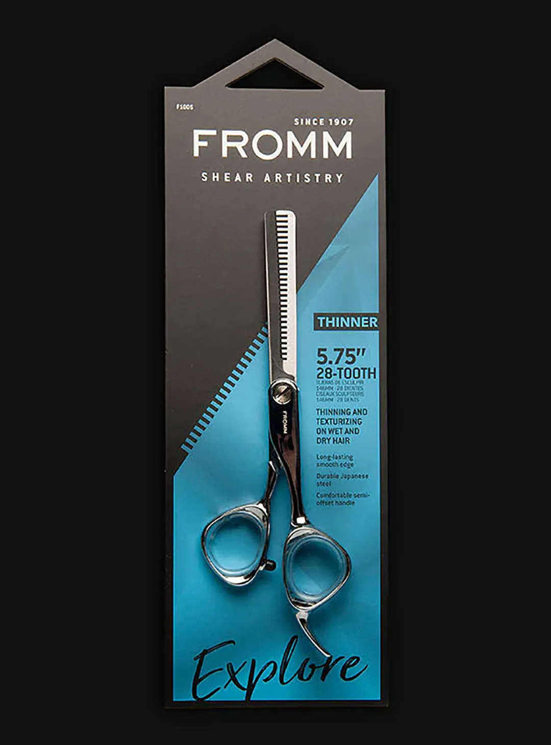 Explore 5.75” 28 Tooth Hair Thinning Shear