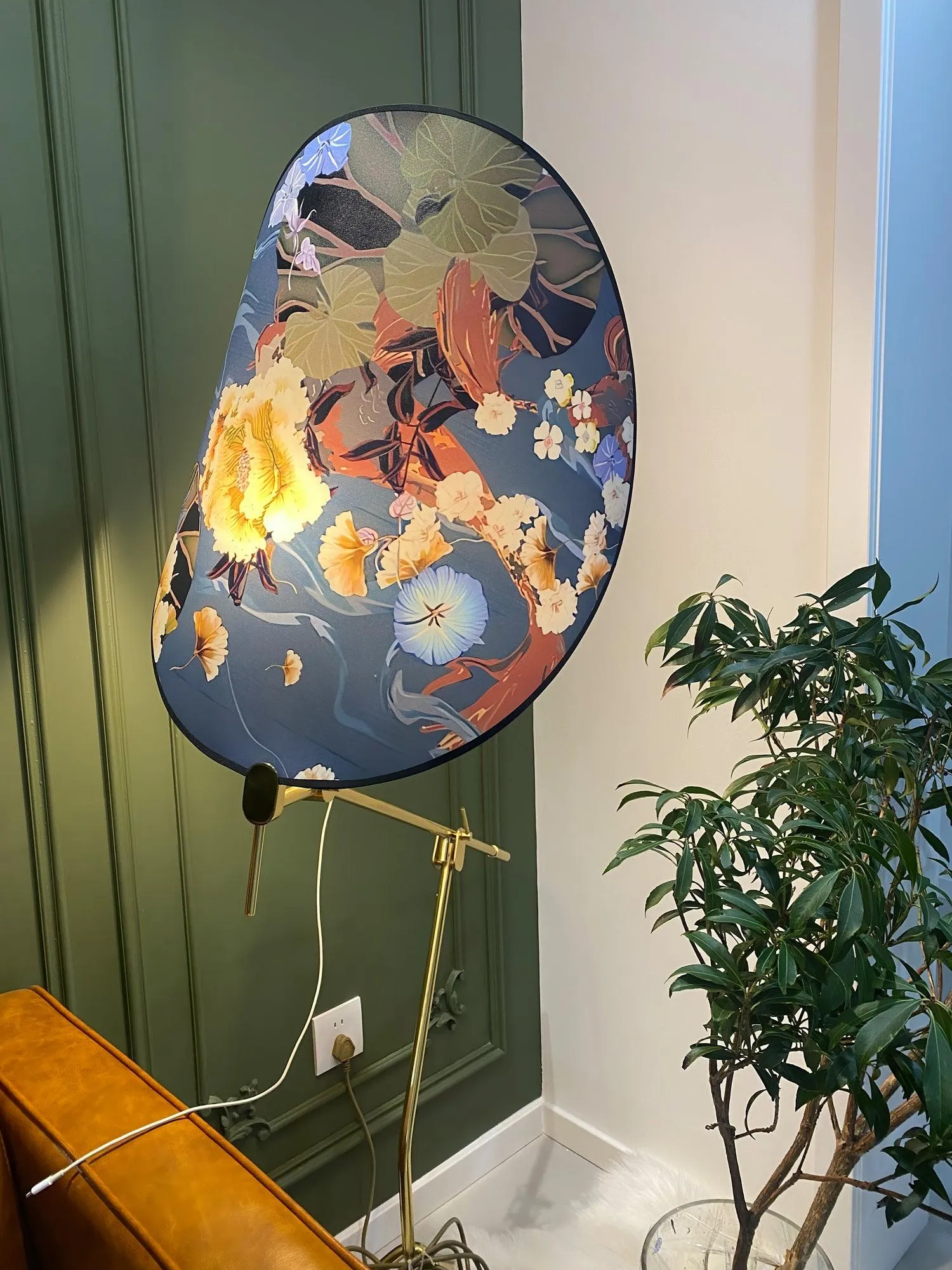 Floral Nocturne Floor Lamp