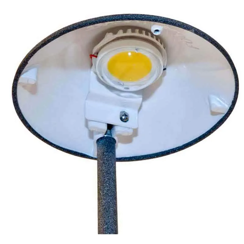 Focus Industries PL-01-LEDP Series 4W Round LED 3000K 5.5 Inch China Hat Path Light