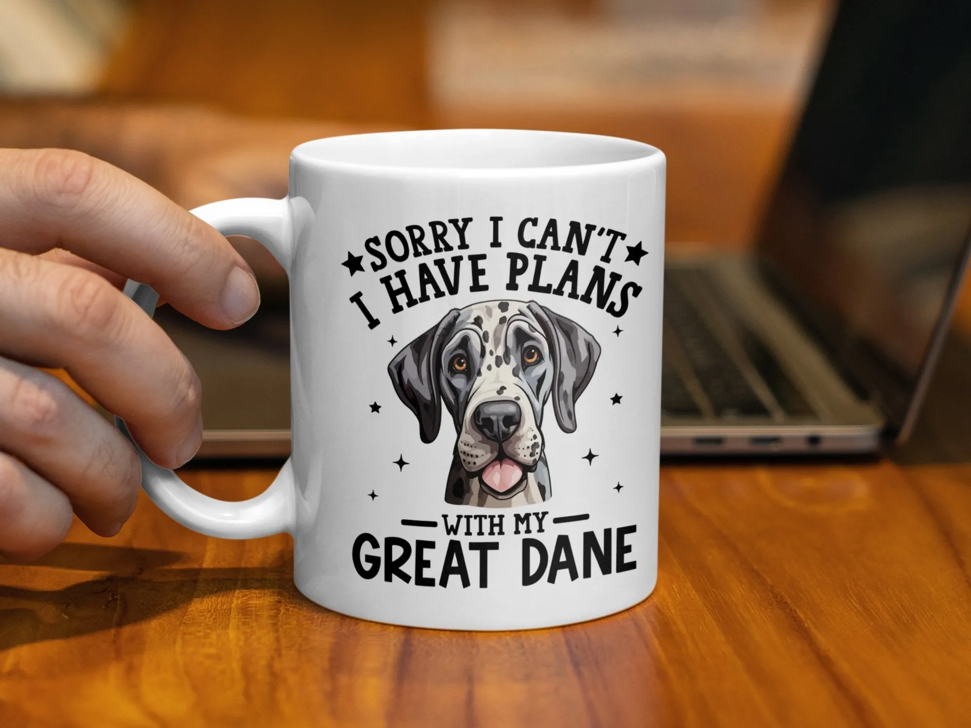 Funny Sorry I Cant I Have Plans With My Great Dane Mug