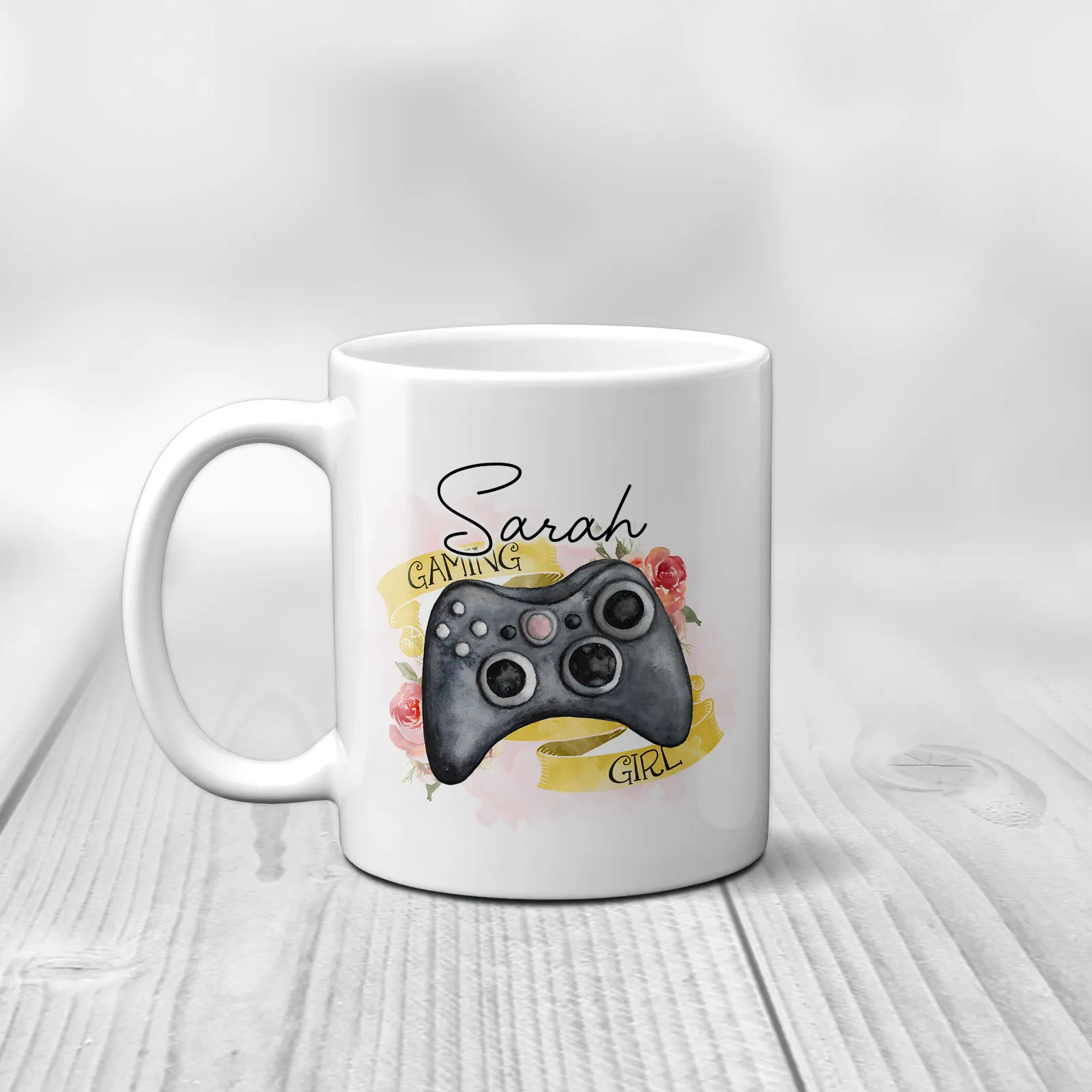 Gaming Girl Personalised Mug