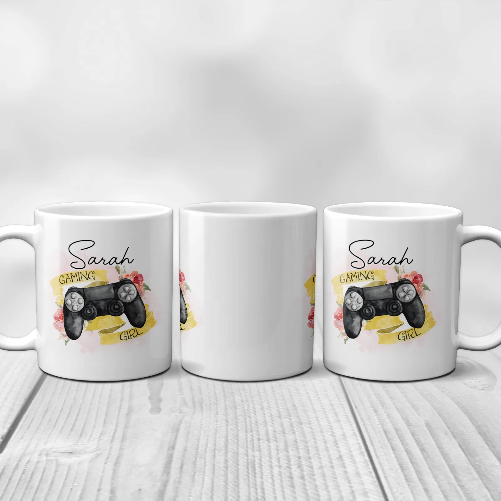 Gaming Girl Personalised Mug