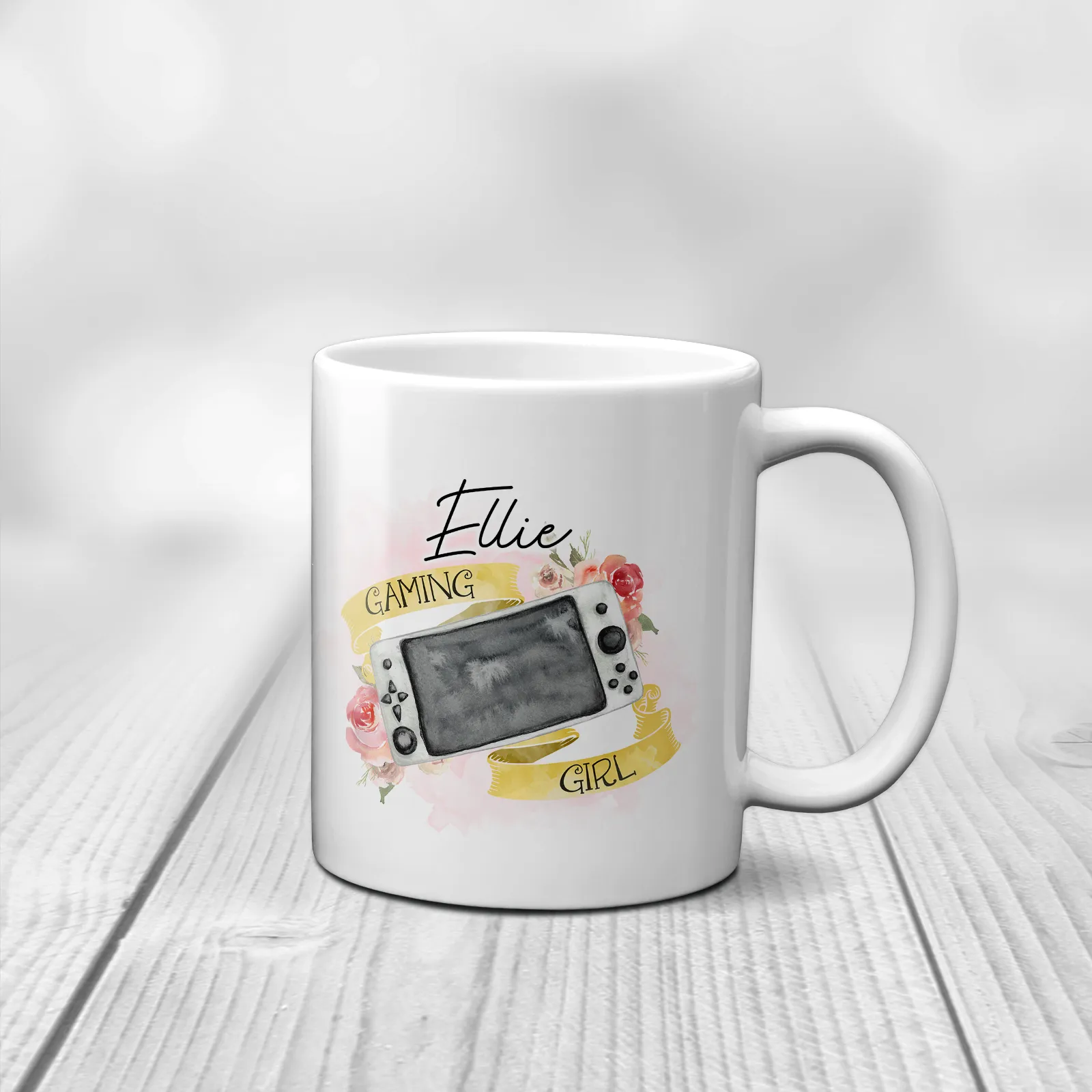 Gaming Girl Personalised Mug