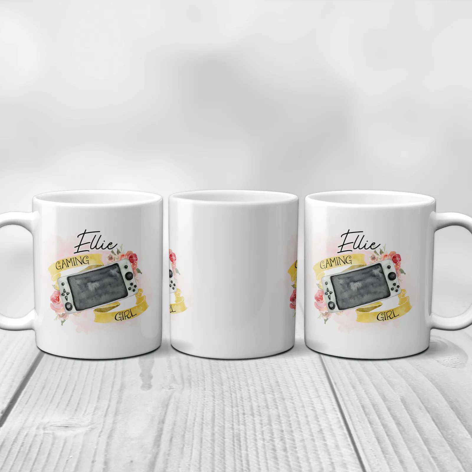 Gaming Girl Personalised Mug