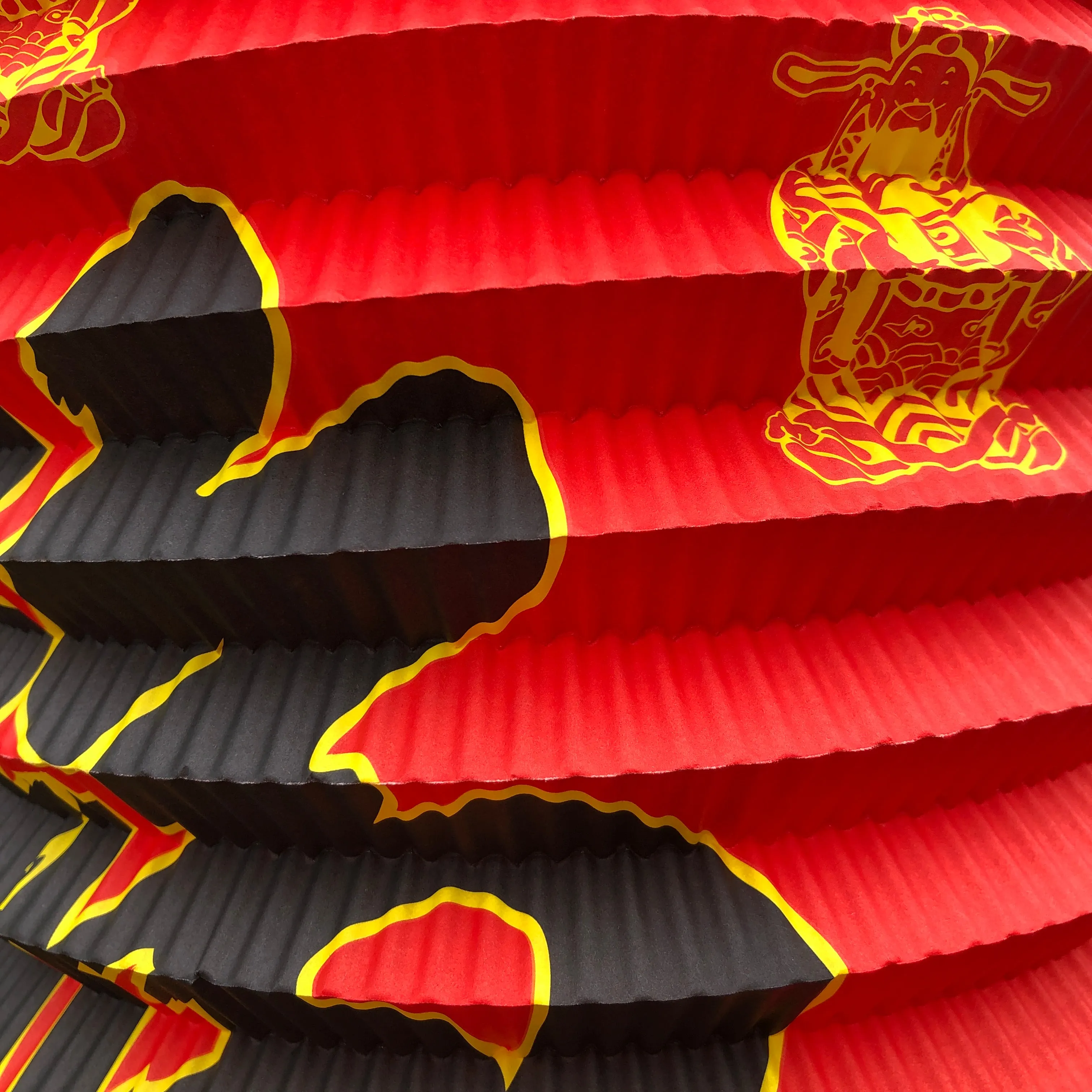 Giant Red Chinese Prosperity Lanterns - Pack of 10