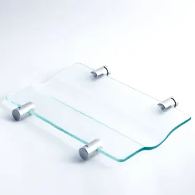 Glass Cradle with Clips for Float Wine Display System