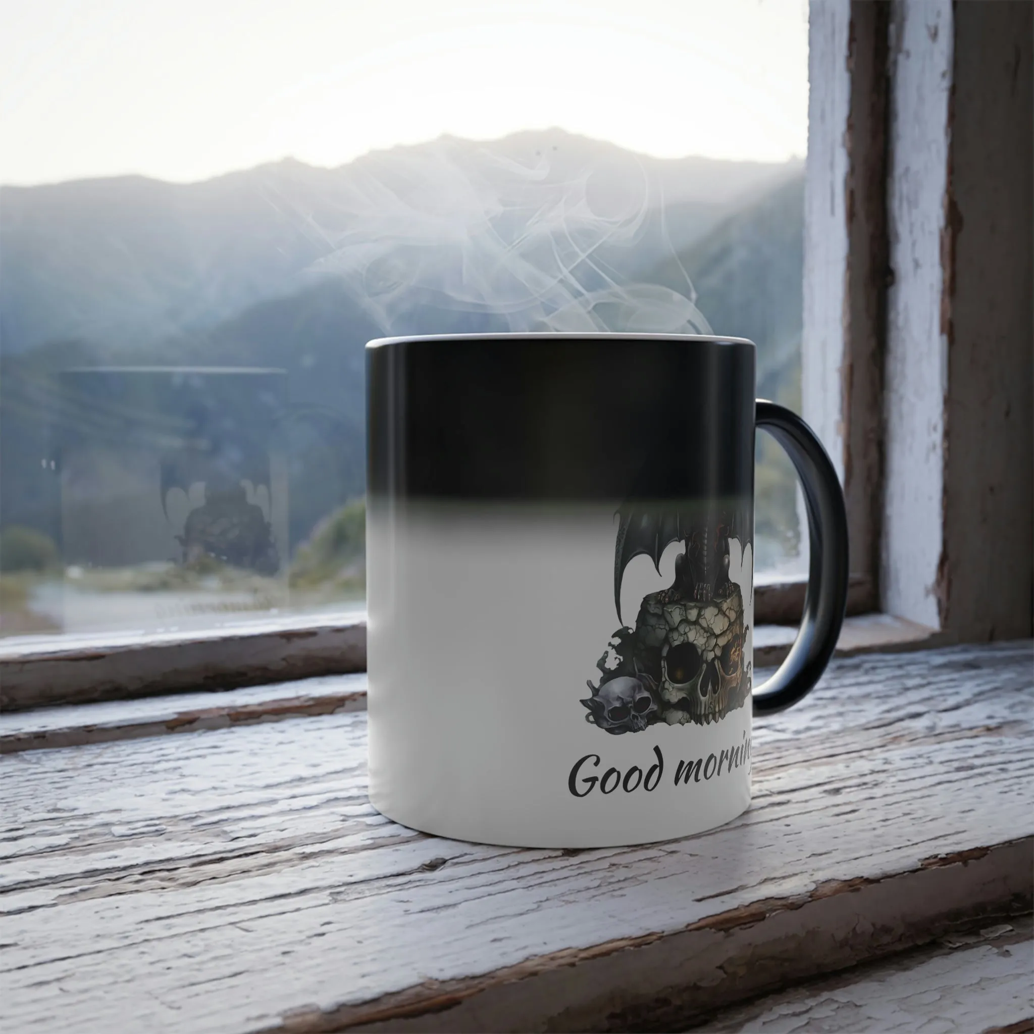 Good morning dragon #3 11oz Color Morphing Mug