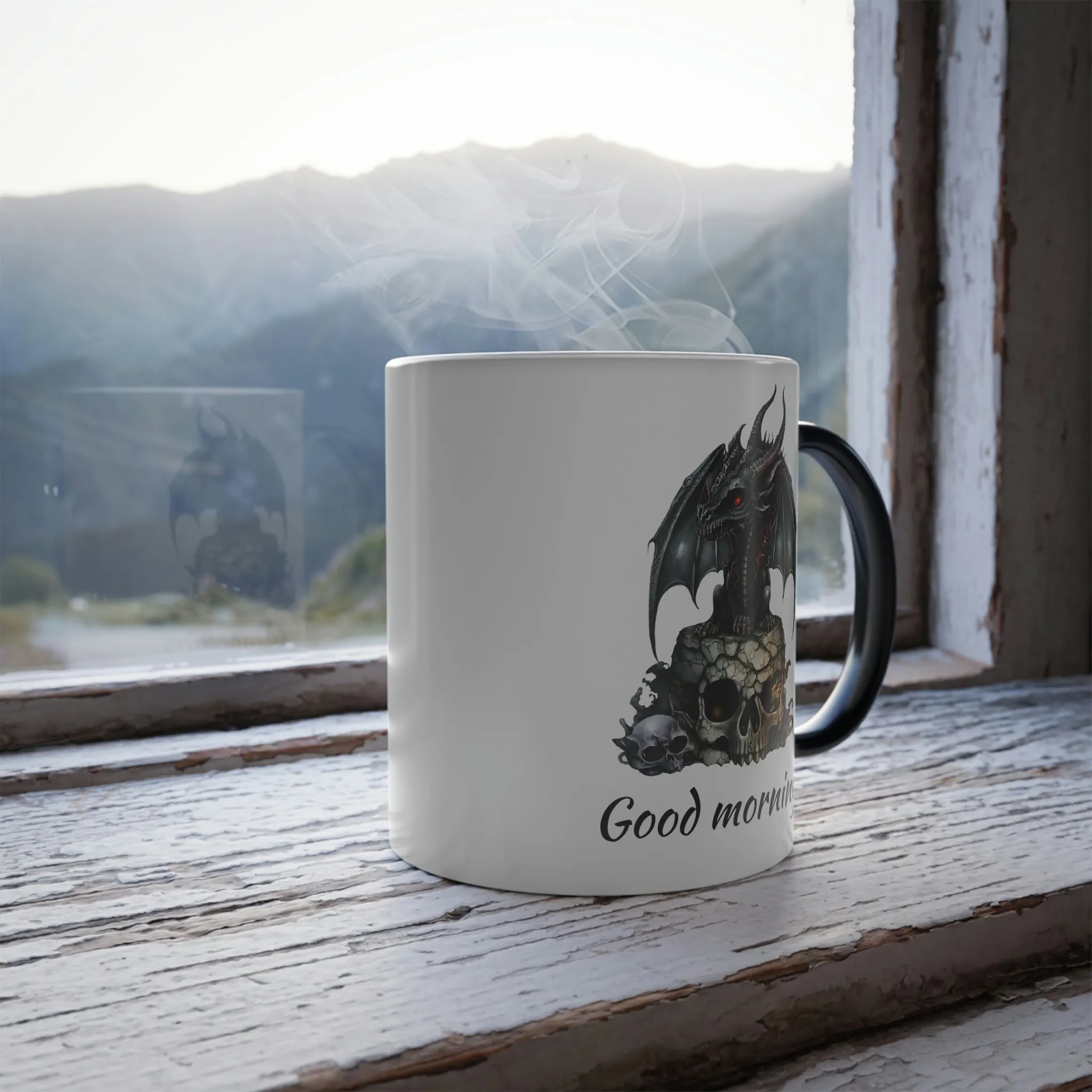 Good morning dragon #3 11oz Color Morphing Mug