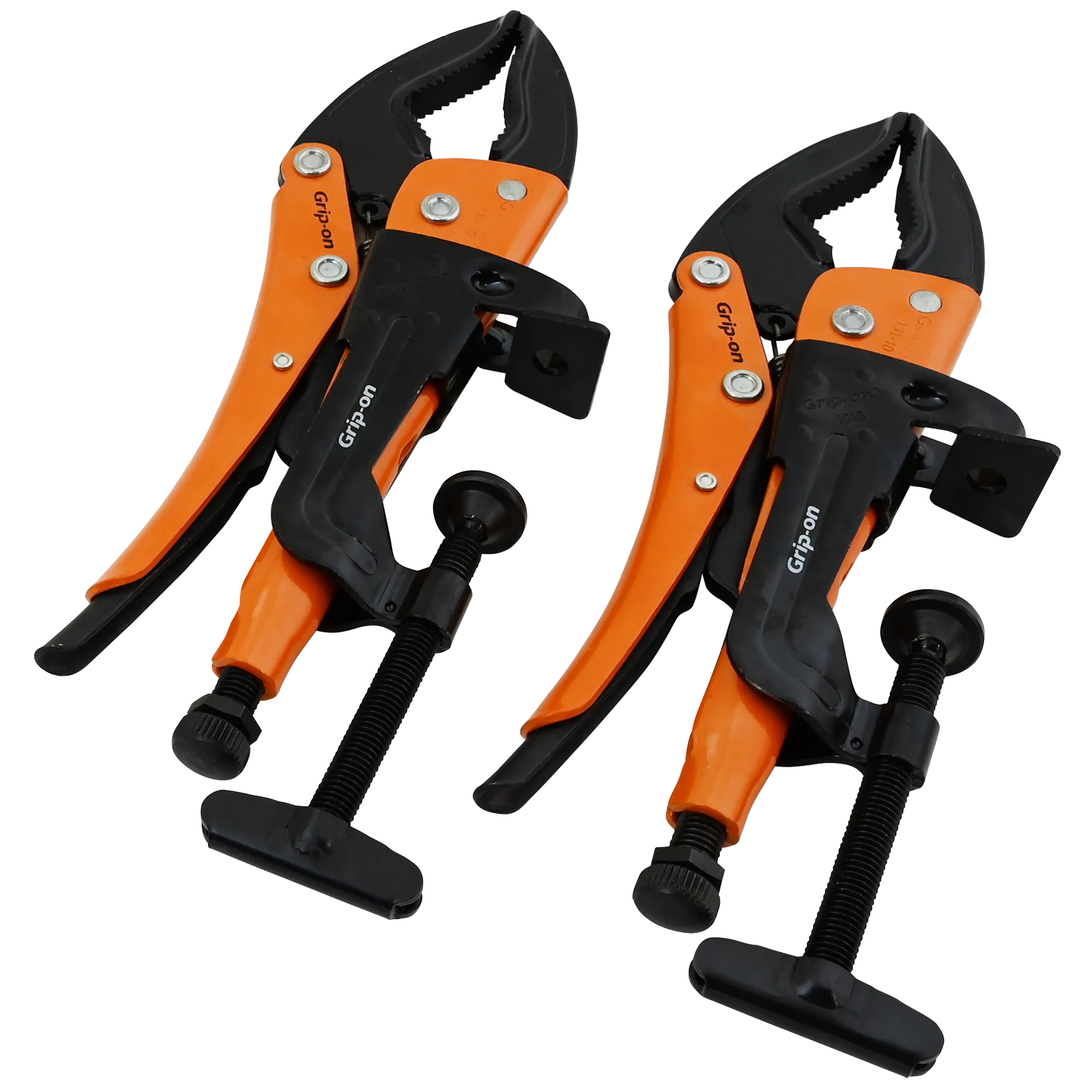 Grip-on® 2 Piece Hands Free Locking Plier Set