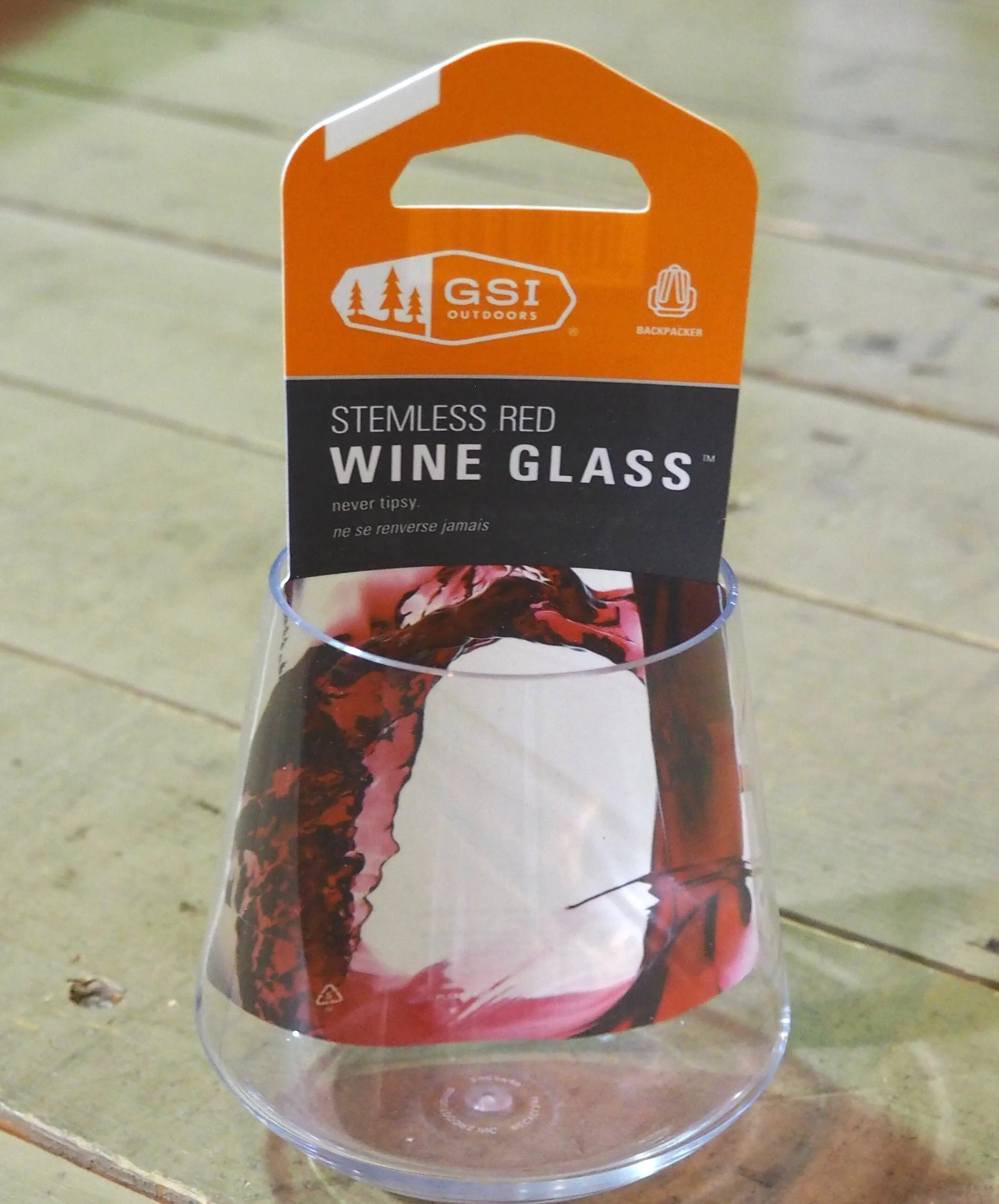 GSI Outdoors Stemless Wine Glass