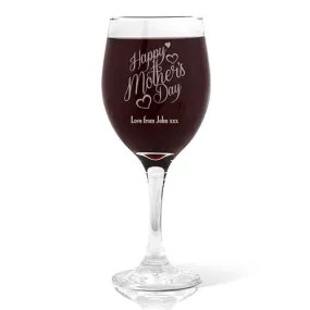 Happy Mother's Day Wine Glass