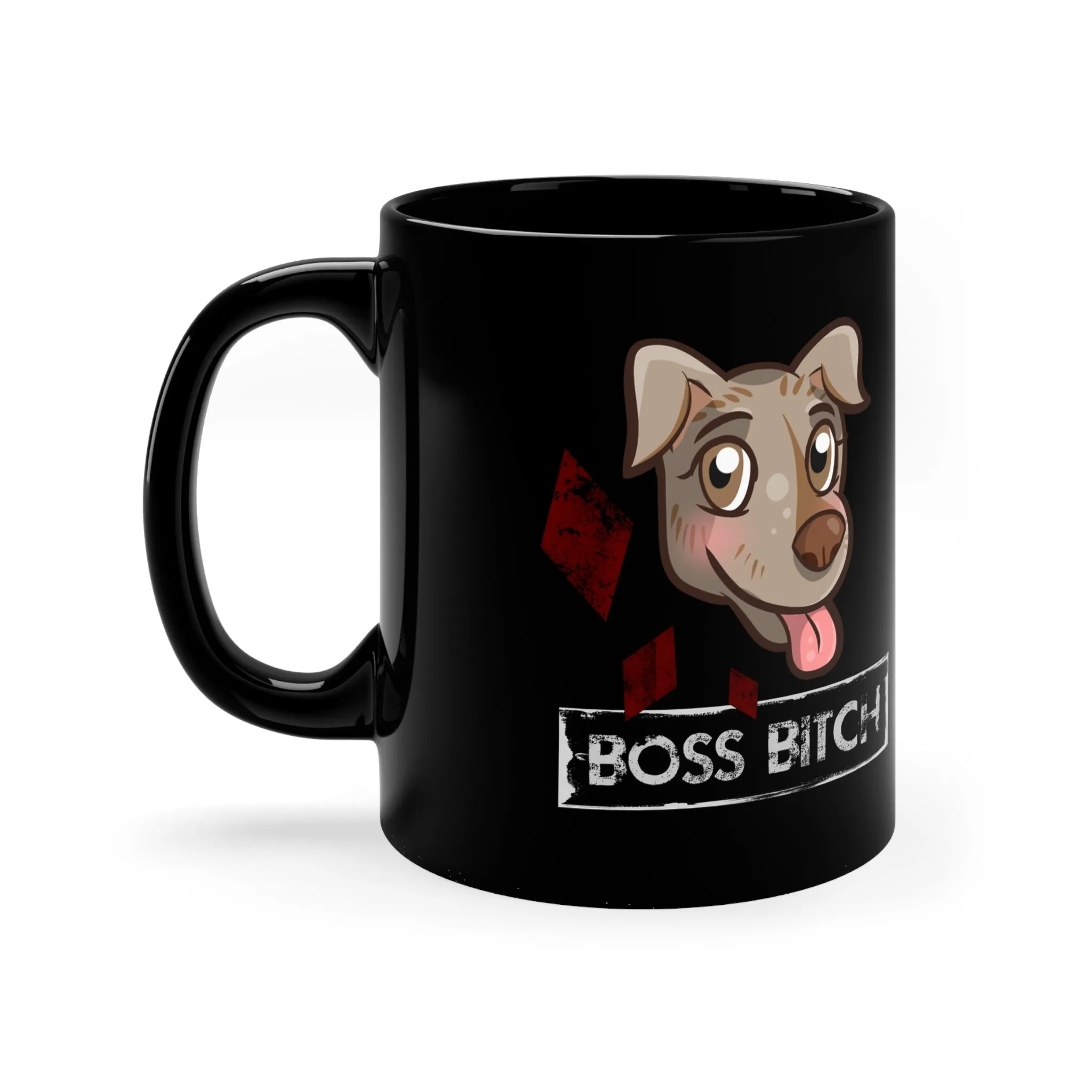 Harley "Boss Bitch" - Black Mug (11oz)