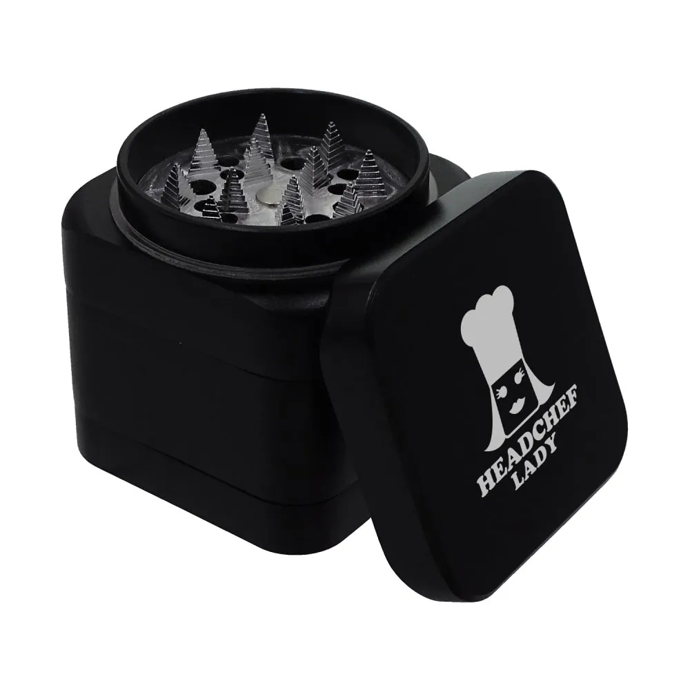 Headchef - Lady Cube - 4 Part 55mm Metal Grinder