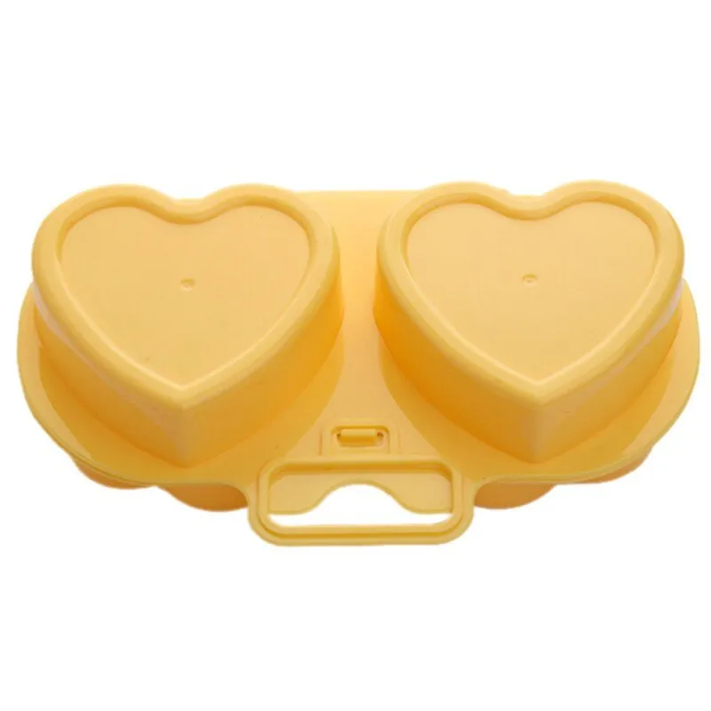 Heart and Flowers Shape Egg Steamer Cooking Mold Egg Poacher Gadget