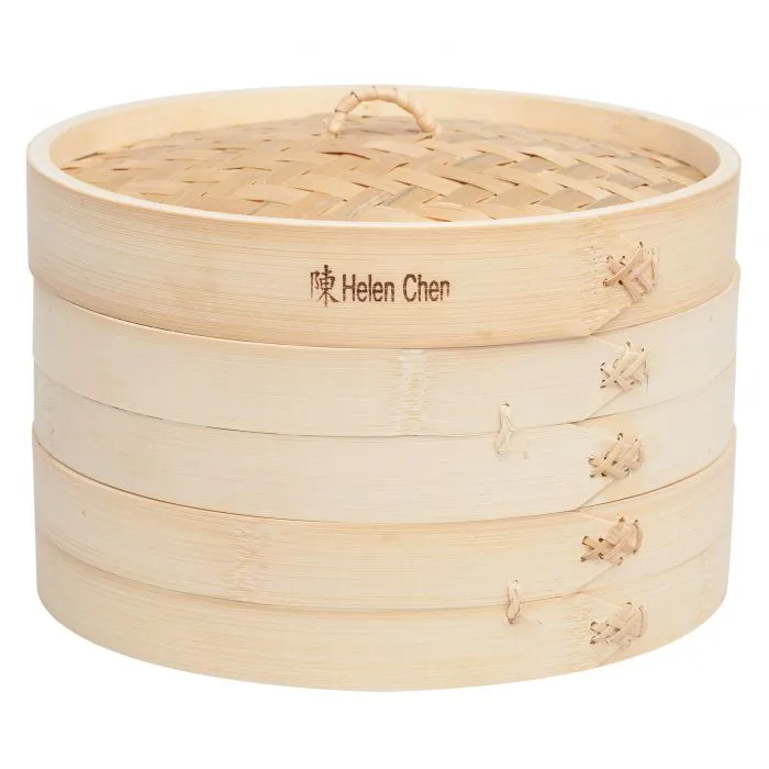 Helen's Asian Kitchen Bamboo Steamer with Lid