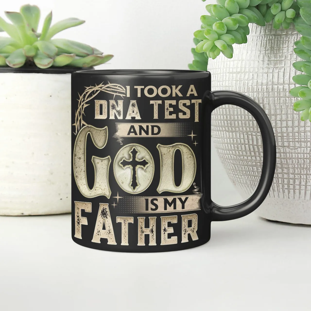 I Took A Dna Test And God Is My Father, Christian Mug, Religious Mug, Jesus Mug, Faith Mug