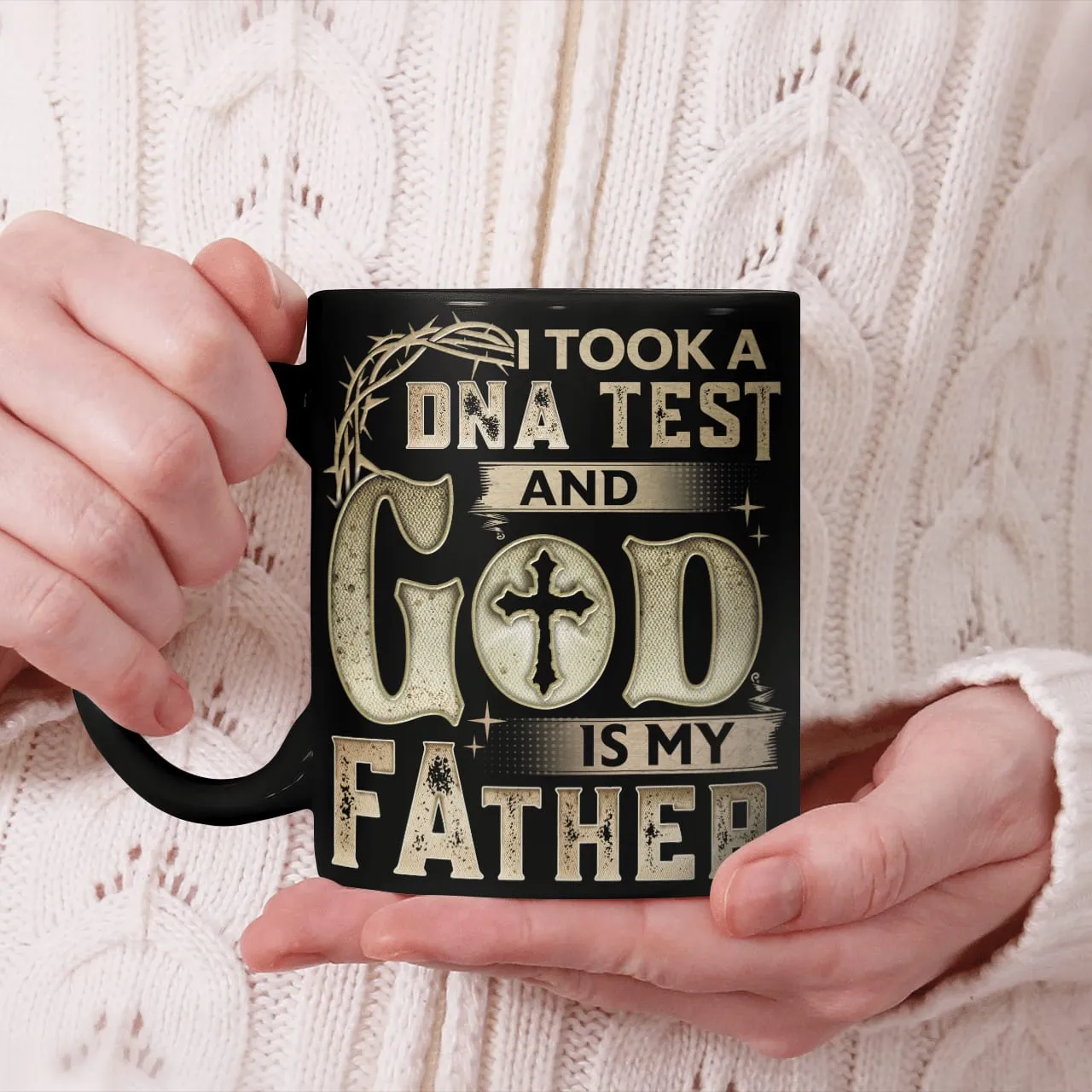 I Took A Dna Test And God Is My Father, Christian Mug, Religious Mug, Jesus Mug, Faith Mug