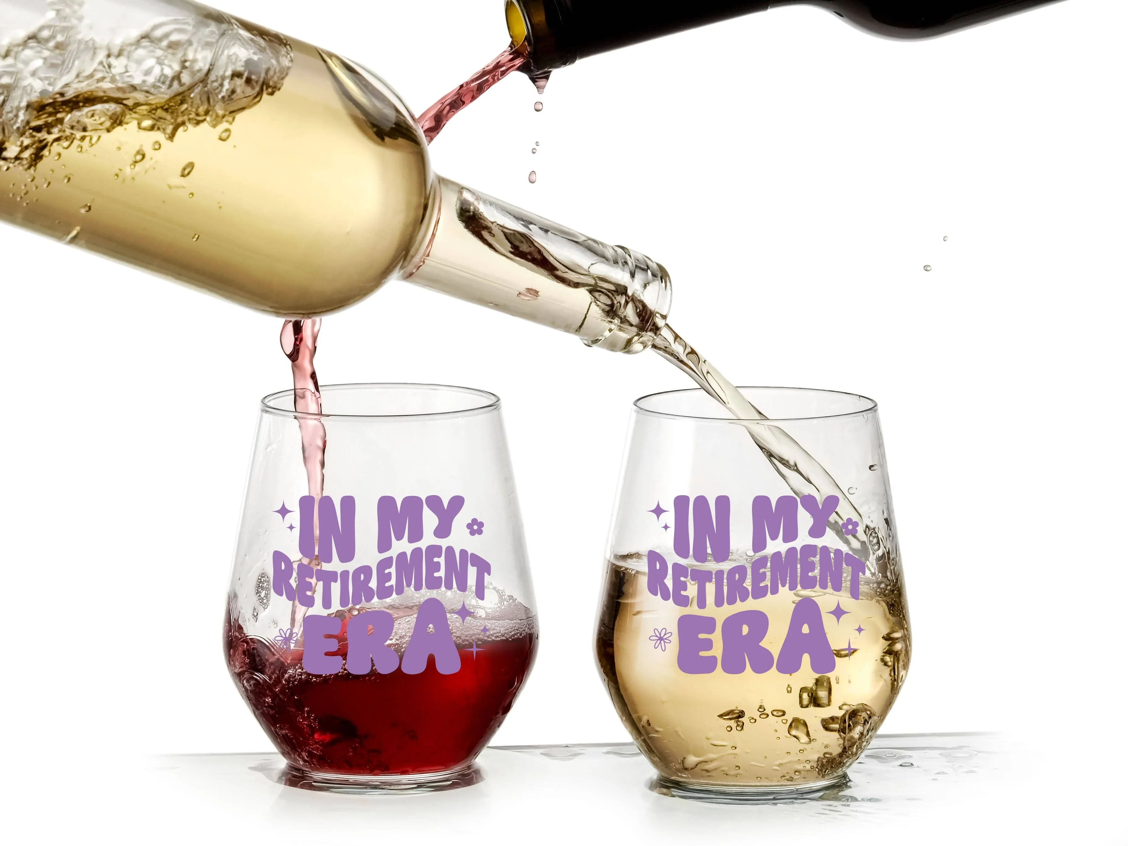 In My Retirement Era Wine Glass | Retirement Gift