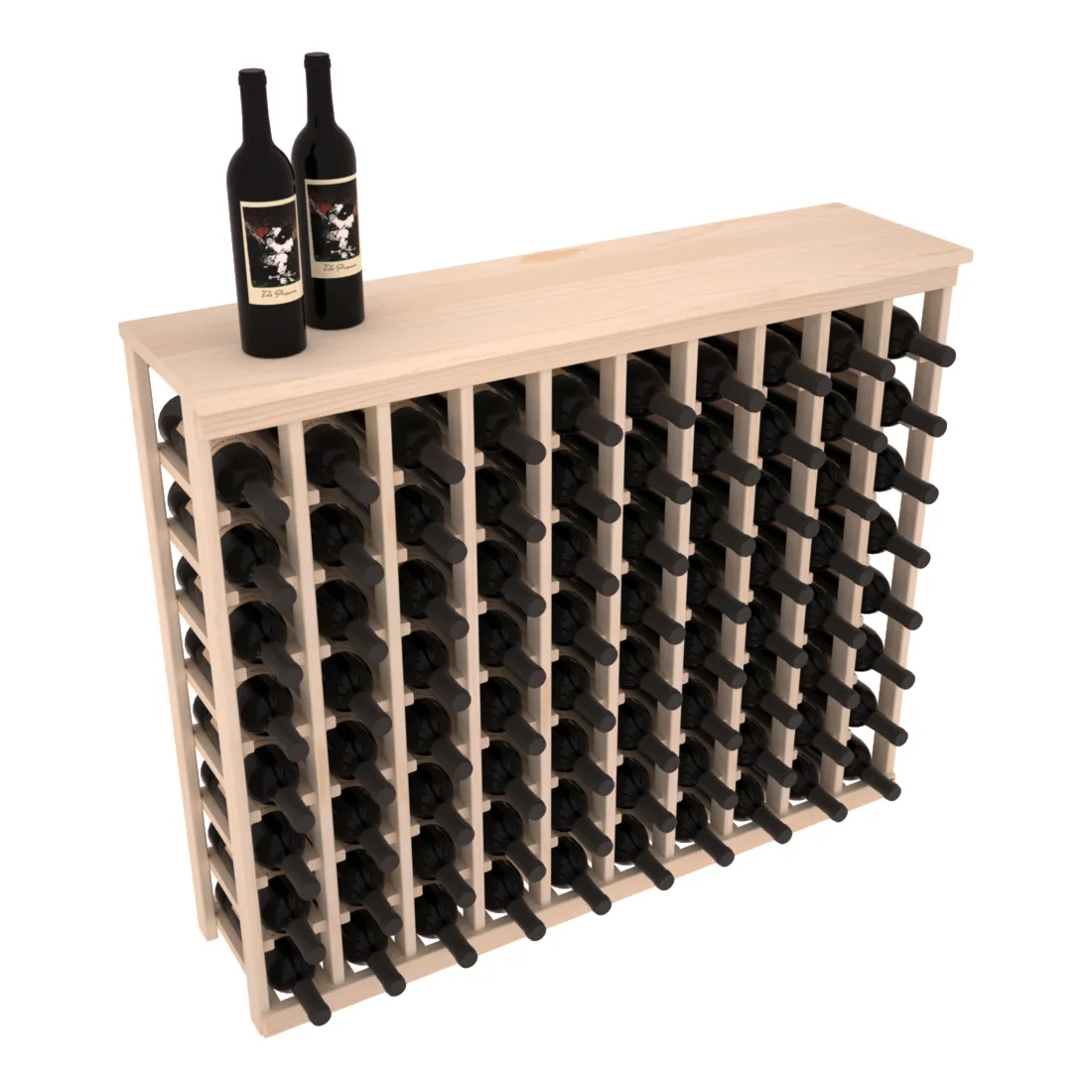 InstaCellar - 10 Column Tasting Table with Top