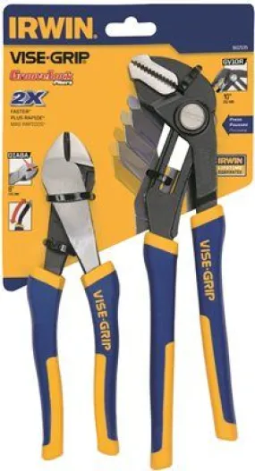 Irwin Pliers Set (Groovelock 10R' 8 In. Diagonal)