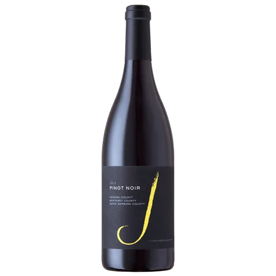 J Vineyards Black Pinot Noir Red Wine, California, 750ml Glass Bottle