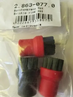 Karcher Vapor Steamer Nylon Brush Tips Bag of Three