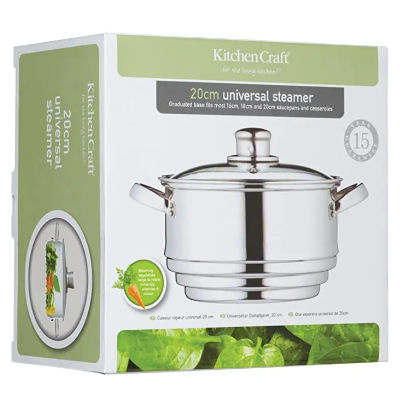 Kitchen Craft Universal Steamer Stainless Steel