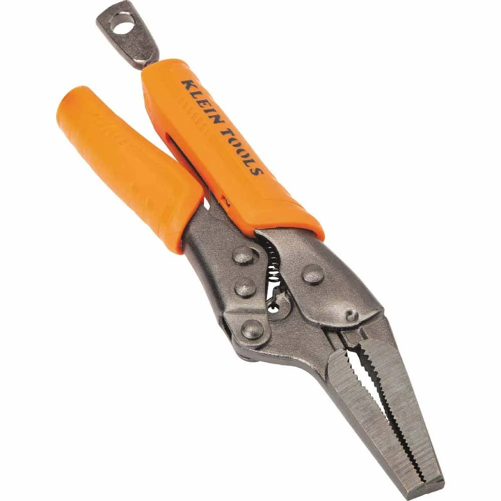 Klein 38663 Locking Pliers Set, Curved Jaw 10", Long Nose 6", 2-Piece