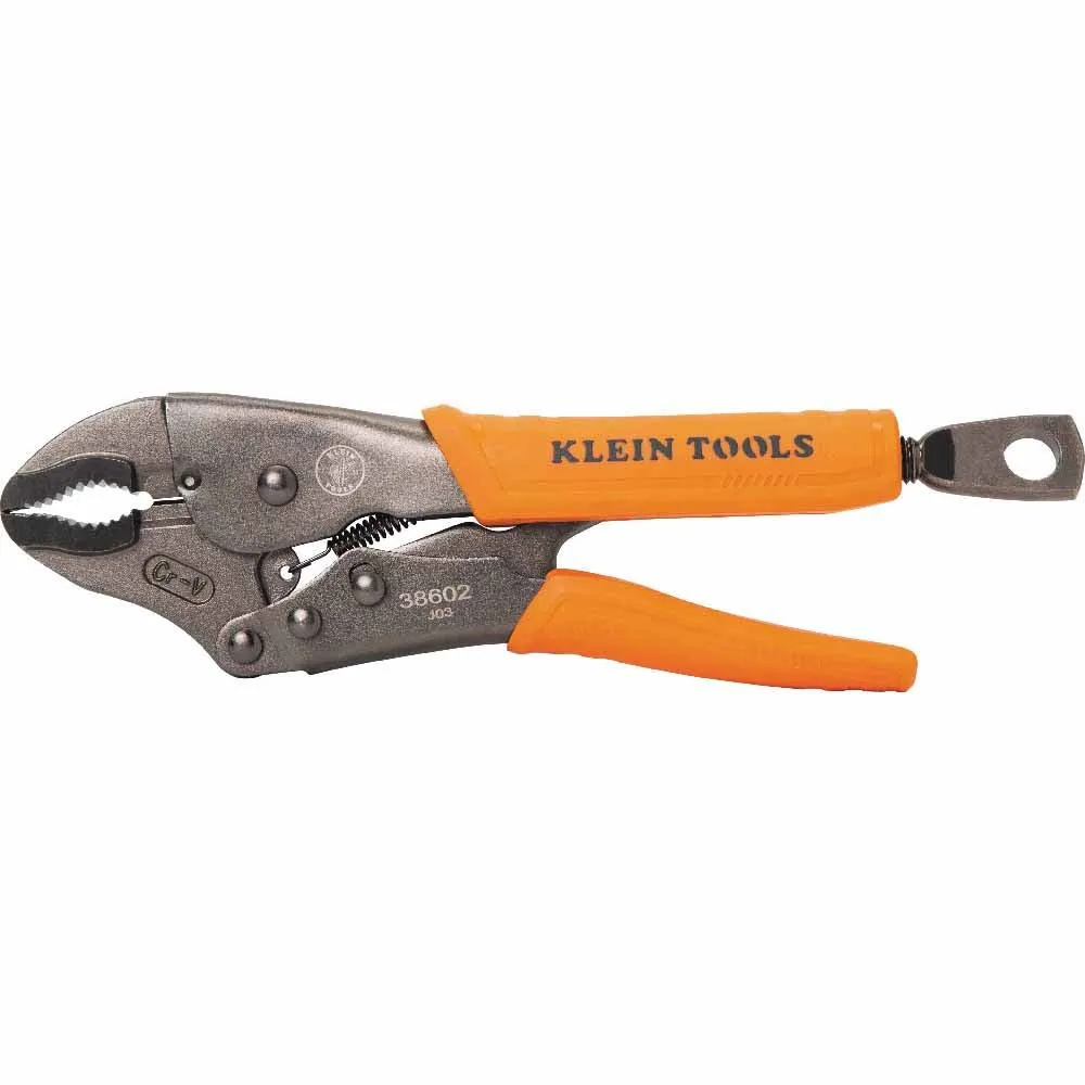 Klein 38663 Locking Pliers Set, Curved Jaw 10", Long Nose 6", 2-Piece