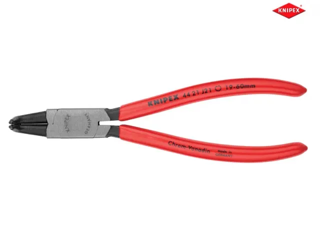 Knipex 44 21 J21 19-60mm Internal 90° Bent Tip Circlip Pliers