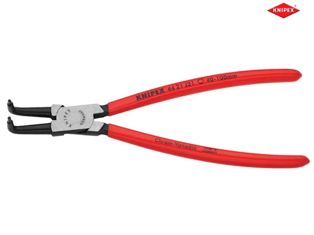 Knipex 44 21 J31 40-100mm Internal 90° Bent Tip Circlip Pliers